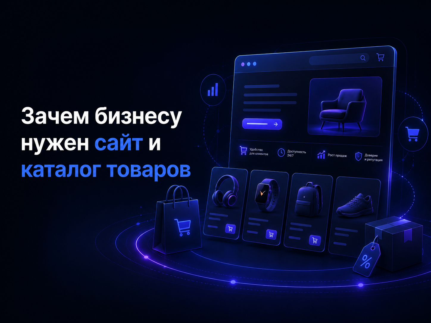 Зачем бизнесу нужен сайт и каталог товаров